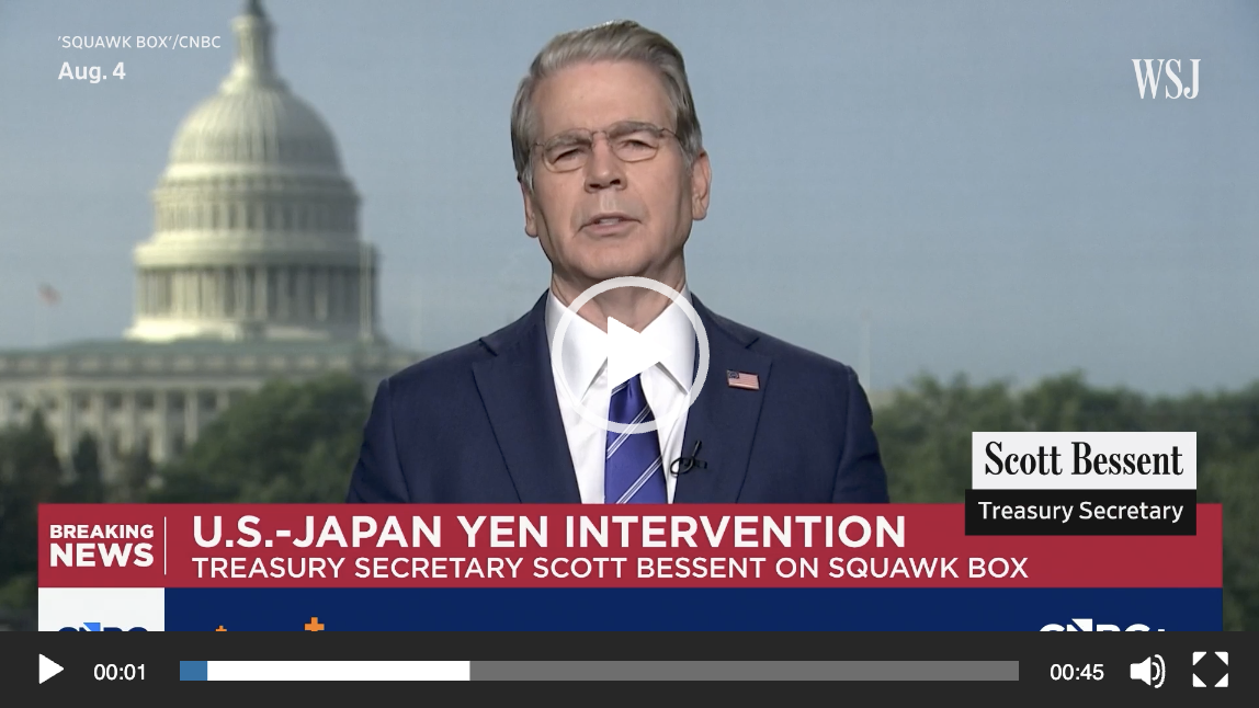 ベッセントのインタビュー全文翻訳。日本の政策をやり直せとはっきり言っている | More Access! More Fun