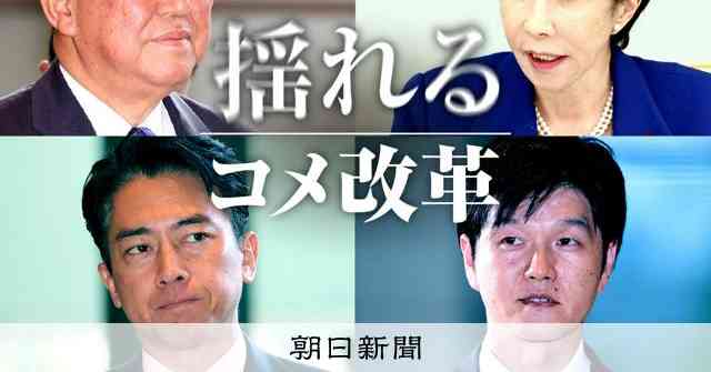 幻の「コメ100万トン輸出計画」譲らぬ石破茂氏、窮した農水省の策 [令和の米騒動]：朝日新聞