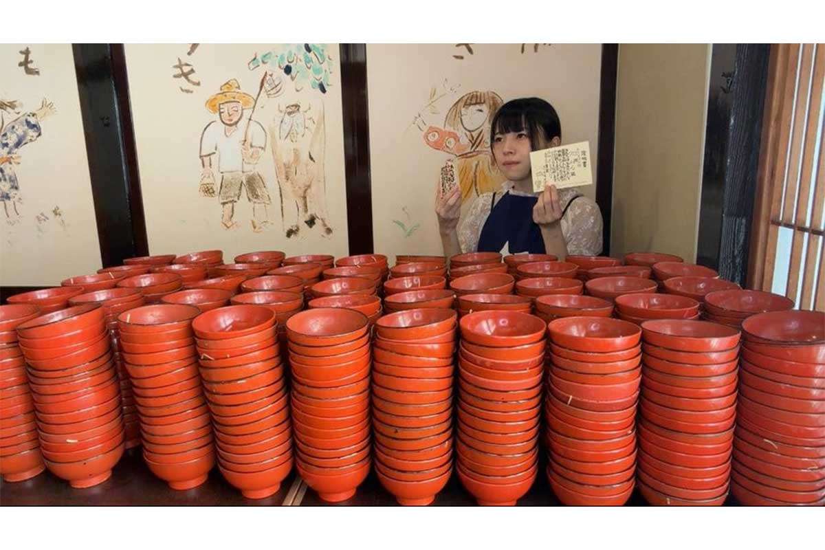 体重45キロでわんこそば「755杯」の新記録…