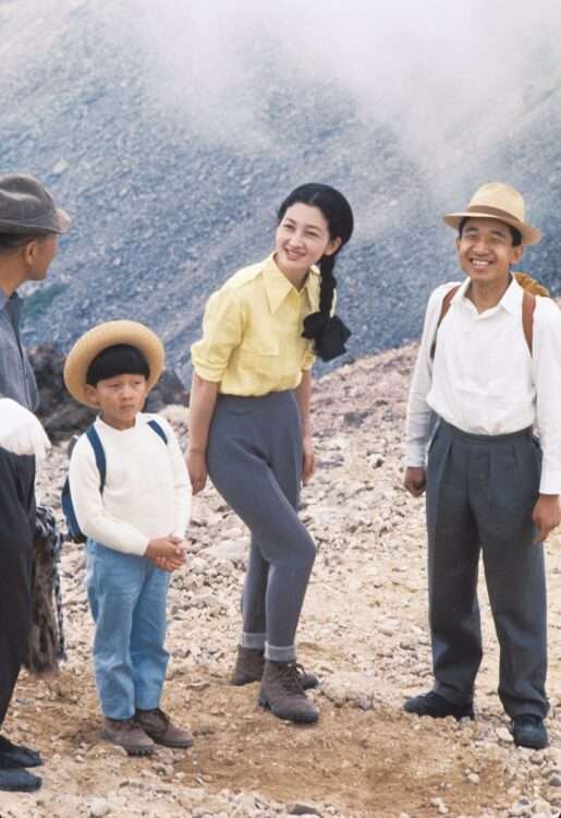 登山する人