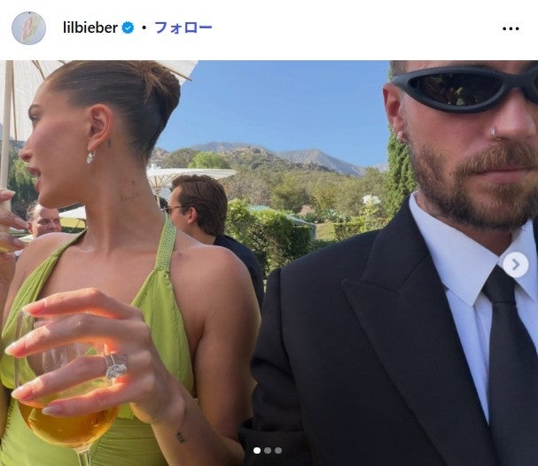 ジャスティン・ビーバー、妻・ヘイリーとの夫婦ショット公開「まるで映画の世界」「オーラすごすぎて眩しい」と反響