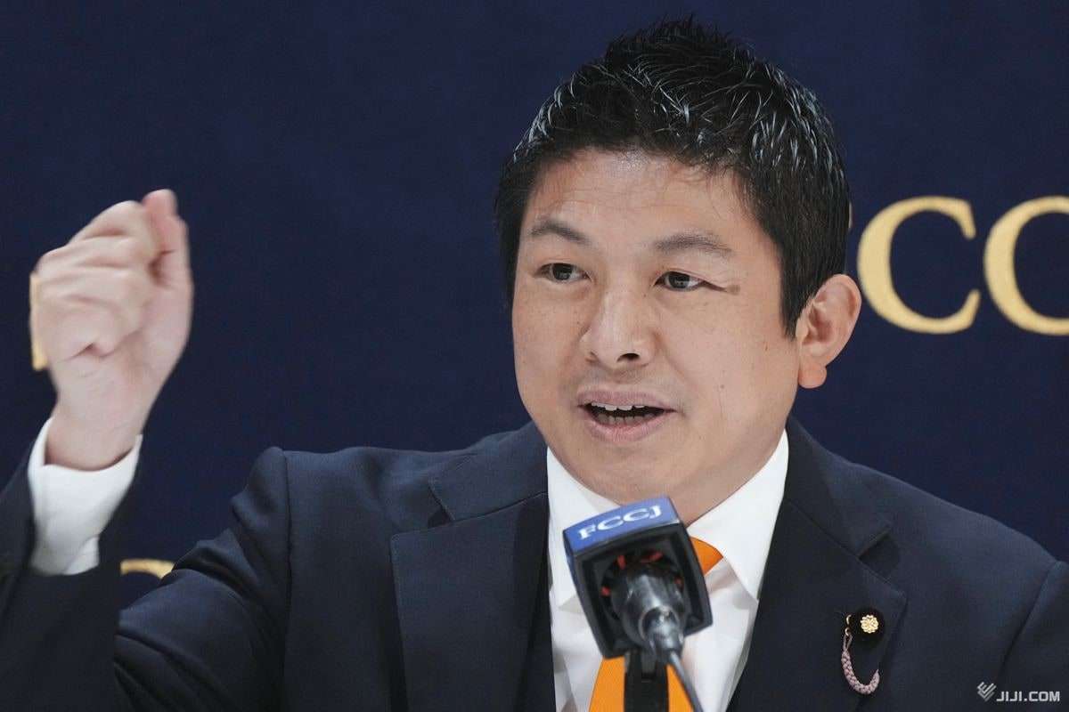 参政党の神谷代表、消費減税「天下の愚策」：時事ドットコム