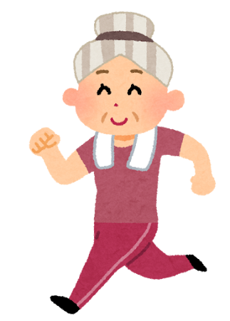 おばさんのスポーツウェア