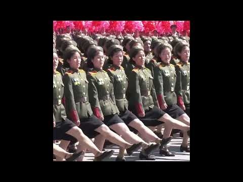 No national army can parade like them  #militaryparade #military #northkorea
