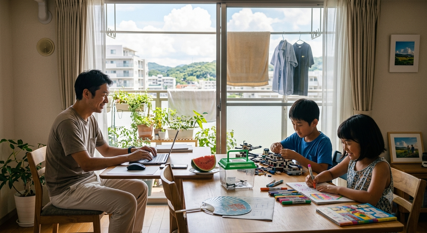 共働きの夏休み
