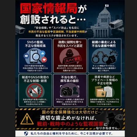 田原総一朗氏が国家情報局に疑念「胡散臭い。結果的に国民を監視する事になるのではないか？」