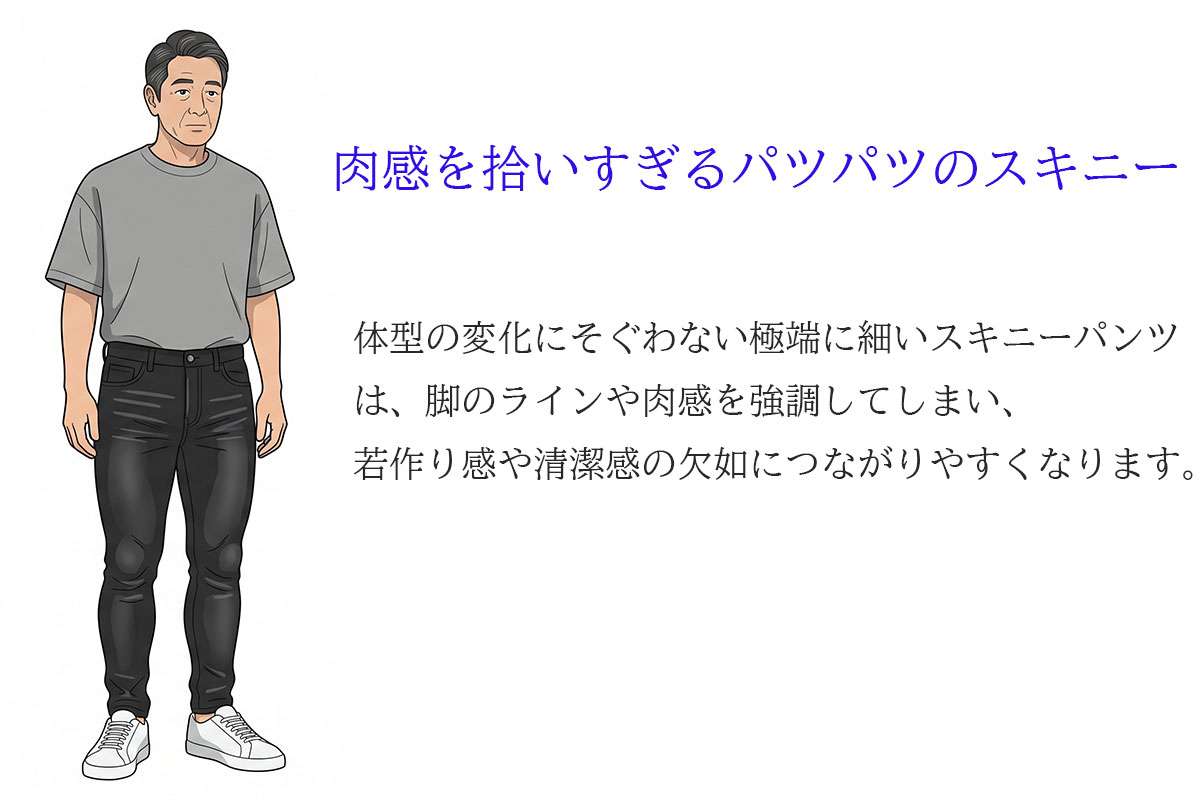 【おじさんファッション】なぜ「ダサい」「不愉快」と言われる？ ハーフパンツやスキニー、ポロシャツ襟立て… “痛い”と思われるNG服装の特徴