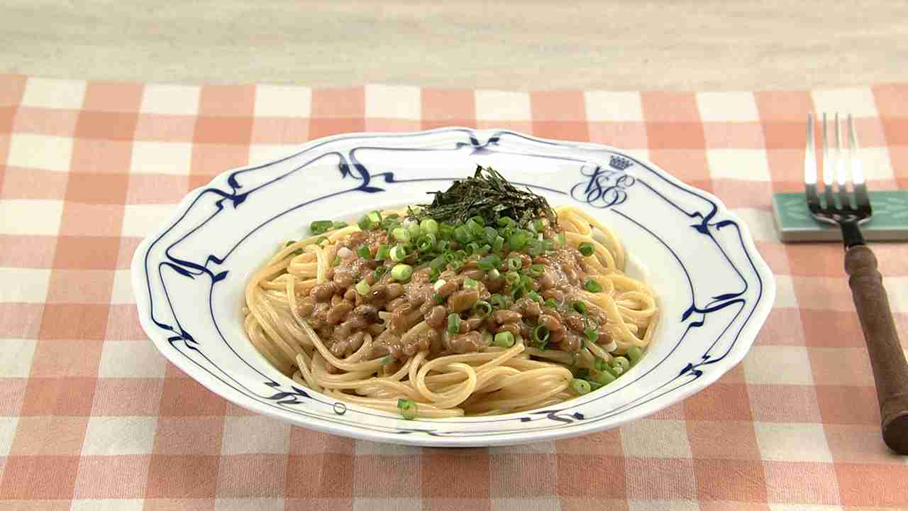 包丁不要！納豆パスタ｜【公式】DAIGOも台所～きょうの献立 何にする？～｜朝日放送テレビ