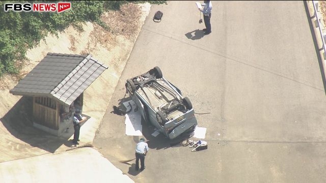 「車が落ちた」高齢女性2人を病院に搬送 お参りに来て駐車場から転落か 福岡