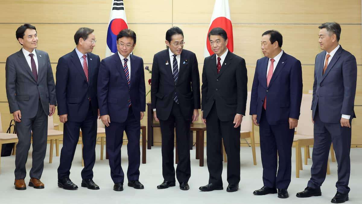 岸田首相を韓国の知事らが表敬訪問　６年ぶり - 産経ニュース
