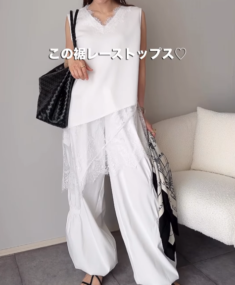 「裾レース」が人気の理由 手持ち服が手軽に「トレンド見え」