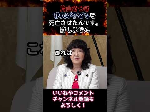 片山さつき 移民が子供を死亡させたんです。許しません。#日本の底力 #日本の技術力 #日本の技術力は世界一 #日本の技術開発 #片山さつき
