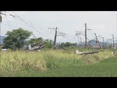 宇土市と八代市の間を走る在来線　運行再開見込みたたず　熊本地震(2026年8月5日)