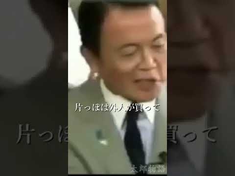 まともな財政政策を語っていた麻生太郎
