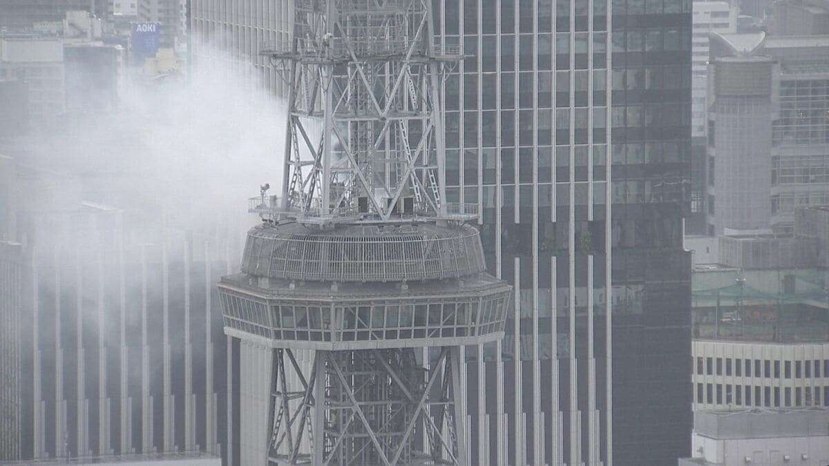 名古屋の中部電力MIRAI TOWER（テレビ塔）から煙が上がる 約30人が避難 エレベーター機械室の壁や電気装飾焼ける | 名古屋・愛知・岐阜・三重のニュース【CBC news】 | CBC web