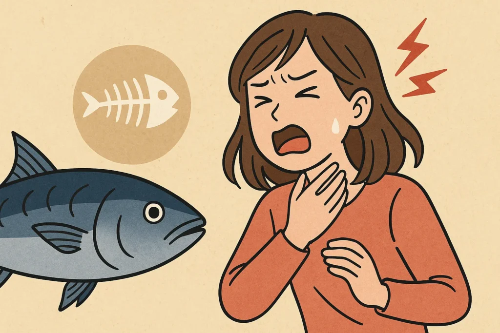 魚の骨刺さったことある人！
