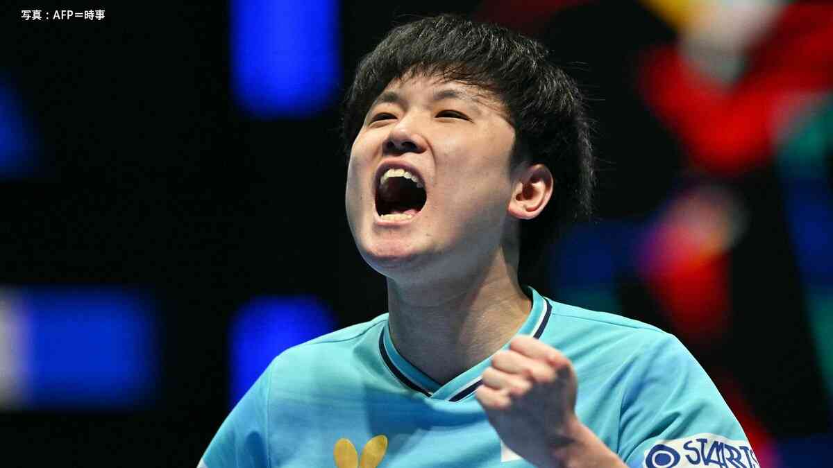 卓球男子団体、日本が中国を撃破し60年ぶり金メダル！張本智和が2勝の活躍、44年ぶりの決勝で悲願達成【アジア大会】 | TBS NEWS DIG