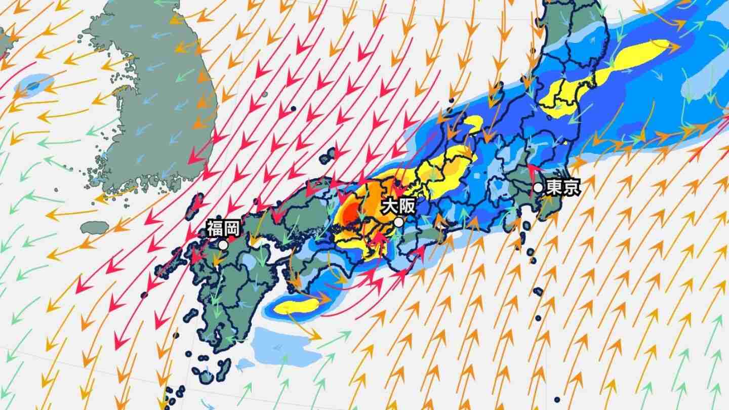【大雨情報】関東甲信・四国250ミリ 東海・近畿200ミリ「熱帯低気圧+前線」が列島横断　10日にかけ大雨続くおそれ【雨シミュレーション13日（日）まで】（MBC南日本放送） - Yahoo!ニュース