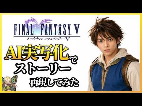 【FF5】第一話 『風が止まった日』 AIでFFVを再現してみた  (Final Fantasy 5 AI generated movie)