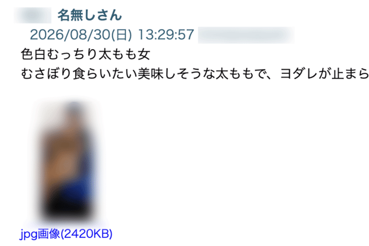 「色白むっちり太もも女。むさぼり食らいたい」などと匿名掲示板に“女性盗撮画像”＆“卑猥コメント”大量投稿で炎上…それでも被害者救済は「限界もある」と弁護士が指摘するワケ