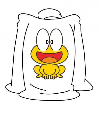 平面シールが好き