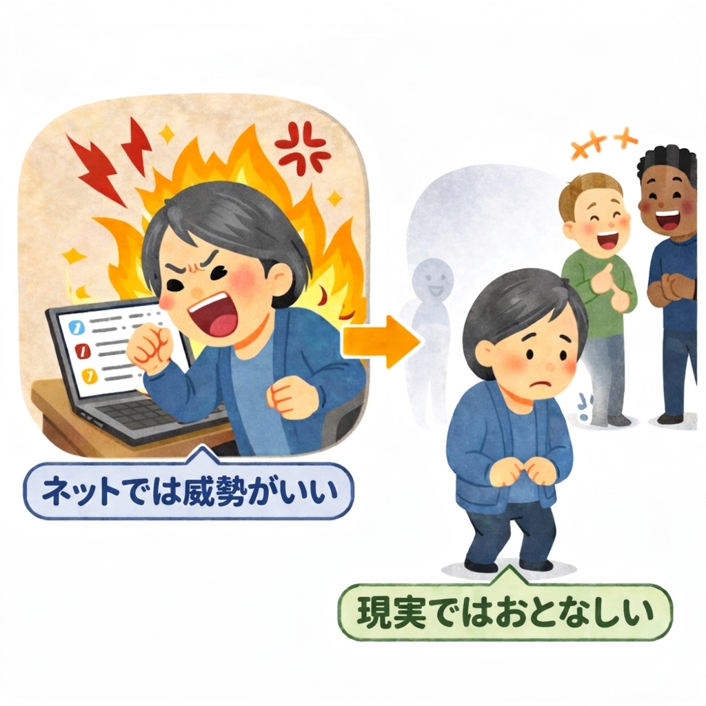 何でも外国人のせいにする人