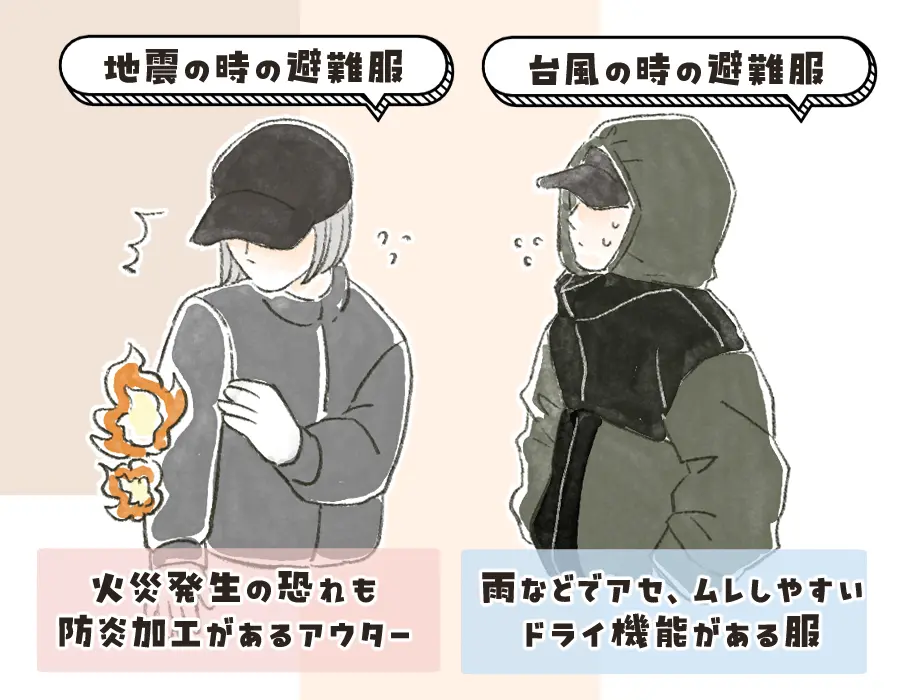 防災グッズに「服」入れてる？ ユニクロ・GU・ワークマンの優秀アウターと、災害別に備えたい避難時の服装