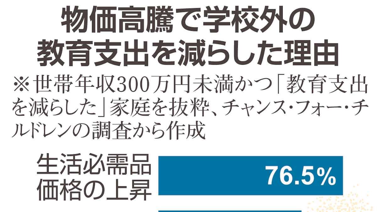 年収で3倍の差　物価高がもたらす子供の「体験格差」と「学習環境の偏り」 - 産経ニュース