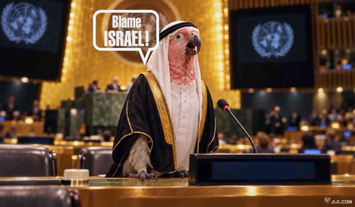 イスラエル、動画で国連やゆ　各国代表オウムに見立て