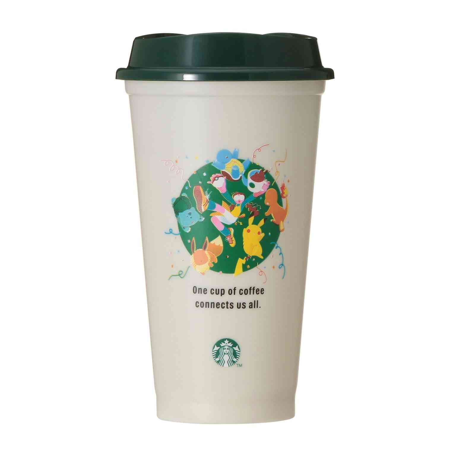 スターバックス×ポケモンコラボ、目がないデザインが議論に、賛否分かれる