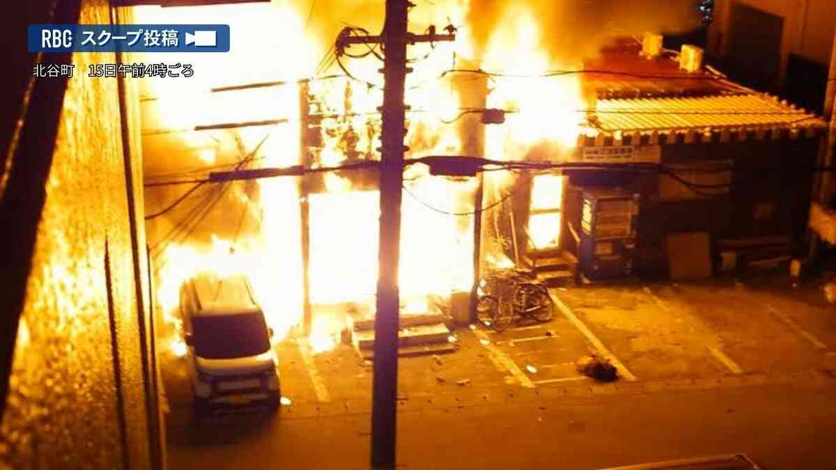 【速報】北谷町の簡易ホテル火災は放火か　宿泊客18人に対する殺人未遂の疑い、米国籍の32歳自称会社員の男を逮捕 | TBS NEWS DIG