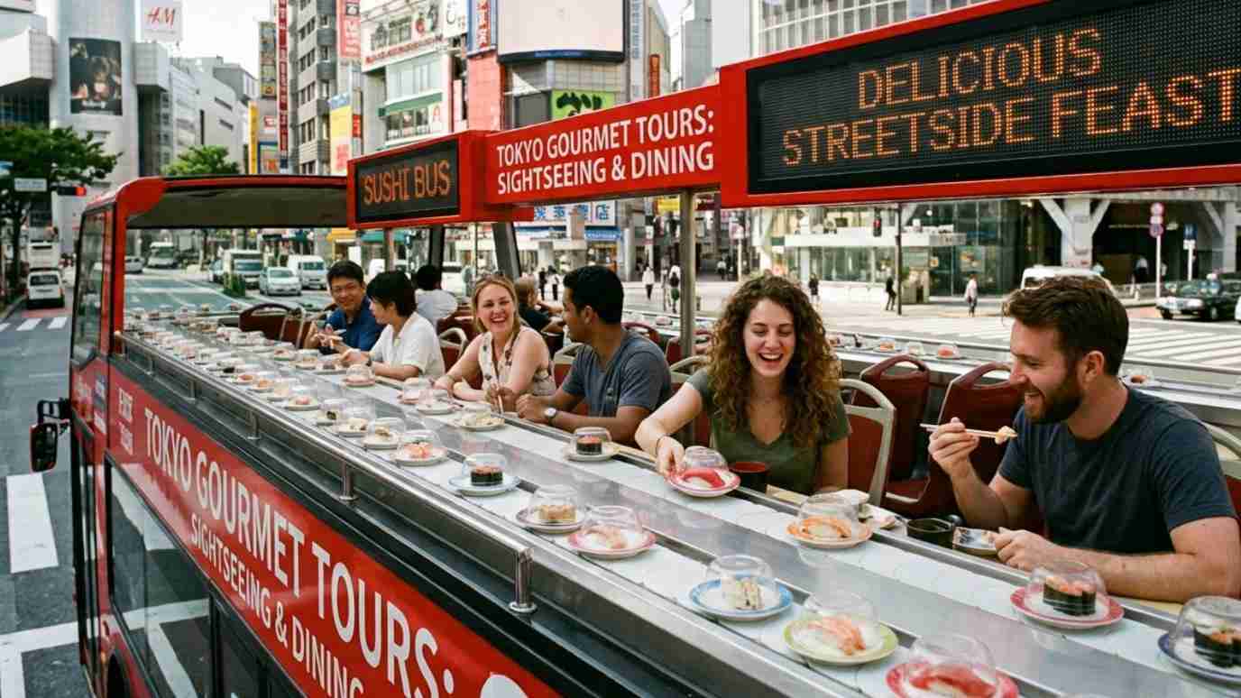 「回転寿司」が東京の街を走る　インバウンドの新たな定番になれるか #エキスパートトピ（山路力也） - エキスパート - Yahoo!ニュース