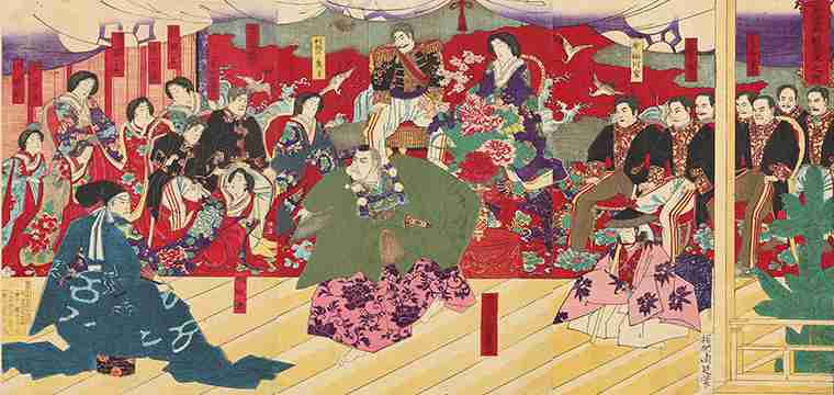 楊洲周延 作 「前田家繁栄之図」／ホームメイト
