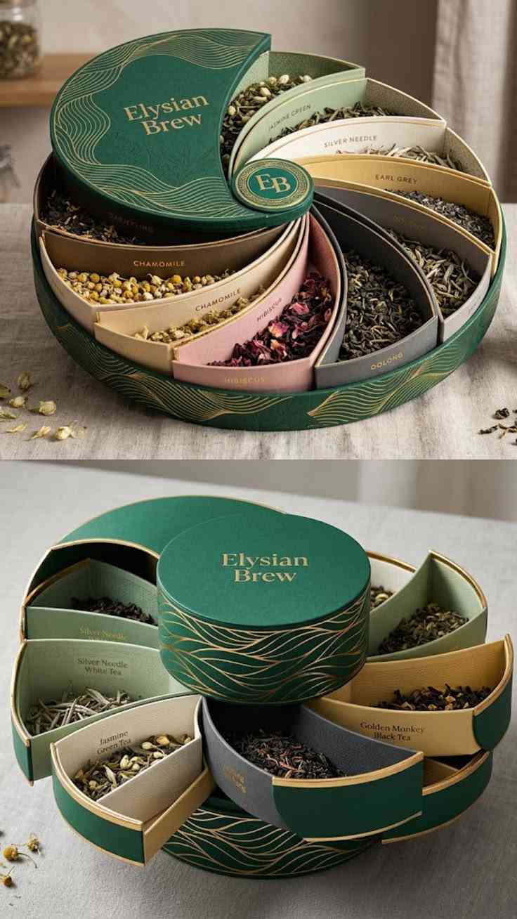 素敵なお茶の缶(容器)を見せてください