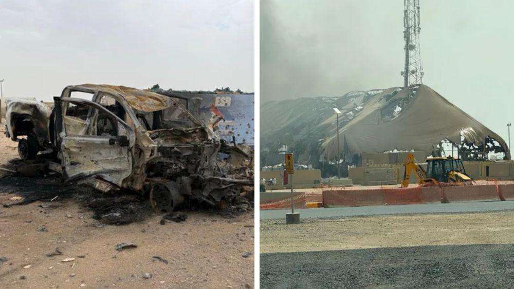 複数の米軍拠点で多大な被害、写真から判明　イランの攻撃で（BBC News） - Yahoo!ニュース