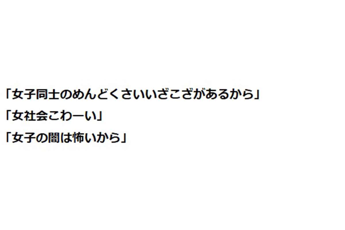 【調査】《女性は得していると思うか？》…10～20代調査で見えた実態。 「かわいいだけで…」「女社会こわーい」生々しいホンネ