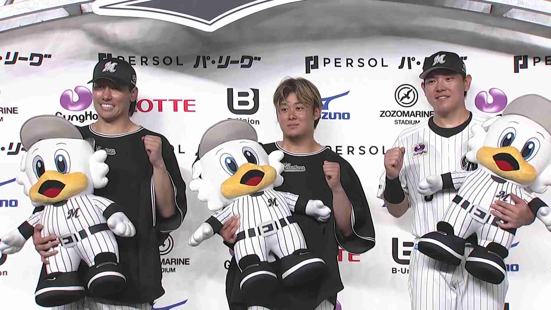 マリーンズ・安田尚憲選手・鈴木昭汰投手・高野脩汰投手ヒーローインタビュー 9月1日 千葉ロッテマリーンズ 対 埼玉西武ライオンズ｜無料動画｜パ・リーグ.com｜プロ野球
