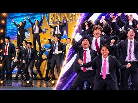 【和訳】サラリーマンの底力！日本から来たチアリーマンズを一気見！ | BGT 2025