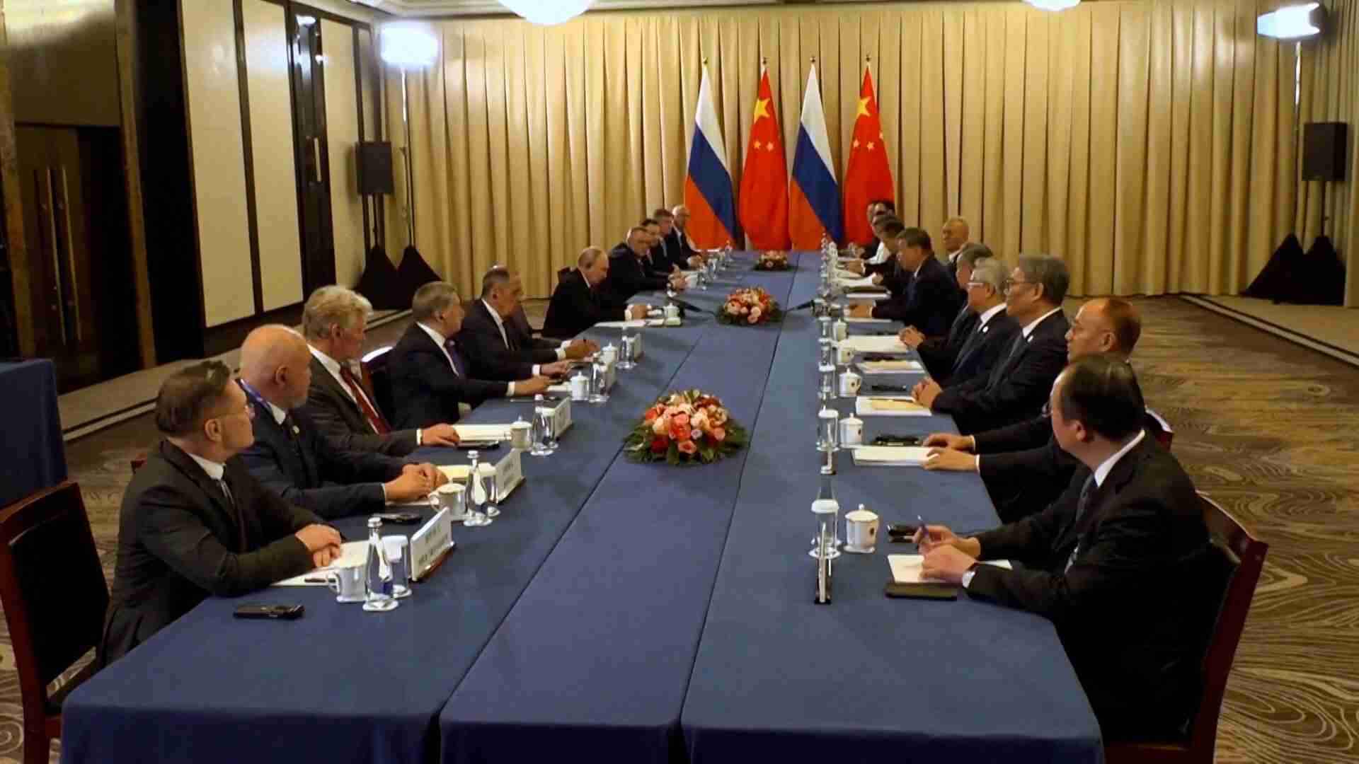 習近平国家主席、プーチン大統領と会談　中国・ロシアの結束をアピール　アメリカ訪問前に関係強化示す（FNNプライムオンライン（フジテレビ系）） - Yahoo!ニュース