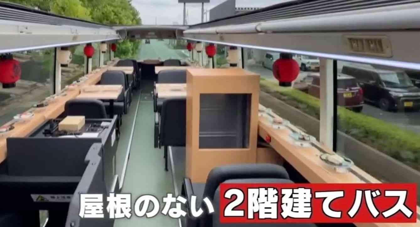 食べ放題「回転ずしバス」来月から東京で運行 「皿飛ばないか」試行錯誤100回