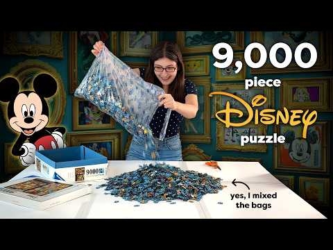 I’m attempting the 9000 piece Disney Museum puzzle. And it might be my fastest one yet.