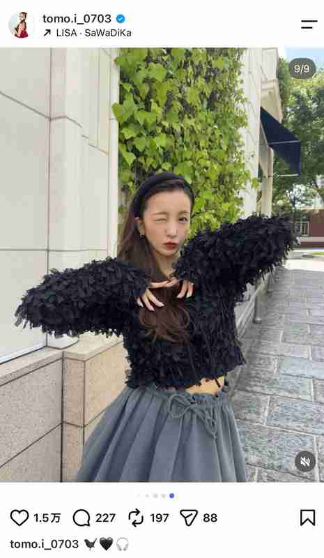 板野友美、“脱衣所撮影”炎上後の初投稿で“自社ブランドPR”に「すごいメンタル」一部SNSで疑問の声