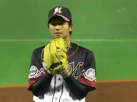 ロッテ・唐川　プロ初登板初勝利　1回裏