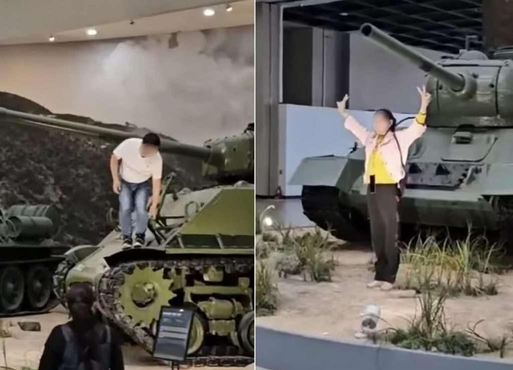 禁煙区画で喫煙、排せつに続き…ソウル戦争記念館で戦車に登り写真撮影、中国人観光客の迷惑行為に批判殺到（KOREA WAVE） - Yahoo!ニュース