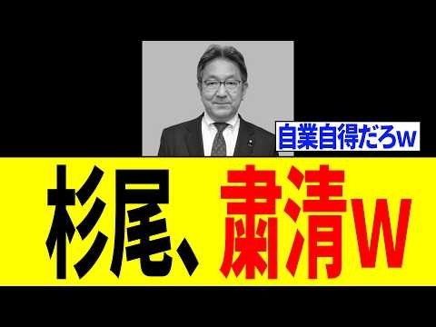 【爆笑】杉尾秀哉さん、国会で調子に乗りすぎた結果⇒遂に党から粛清されてしまうｗｗｗ