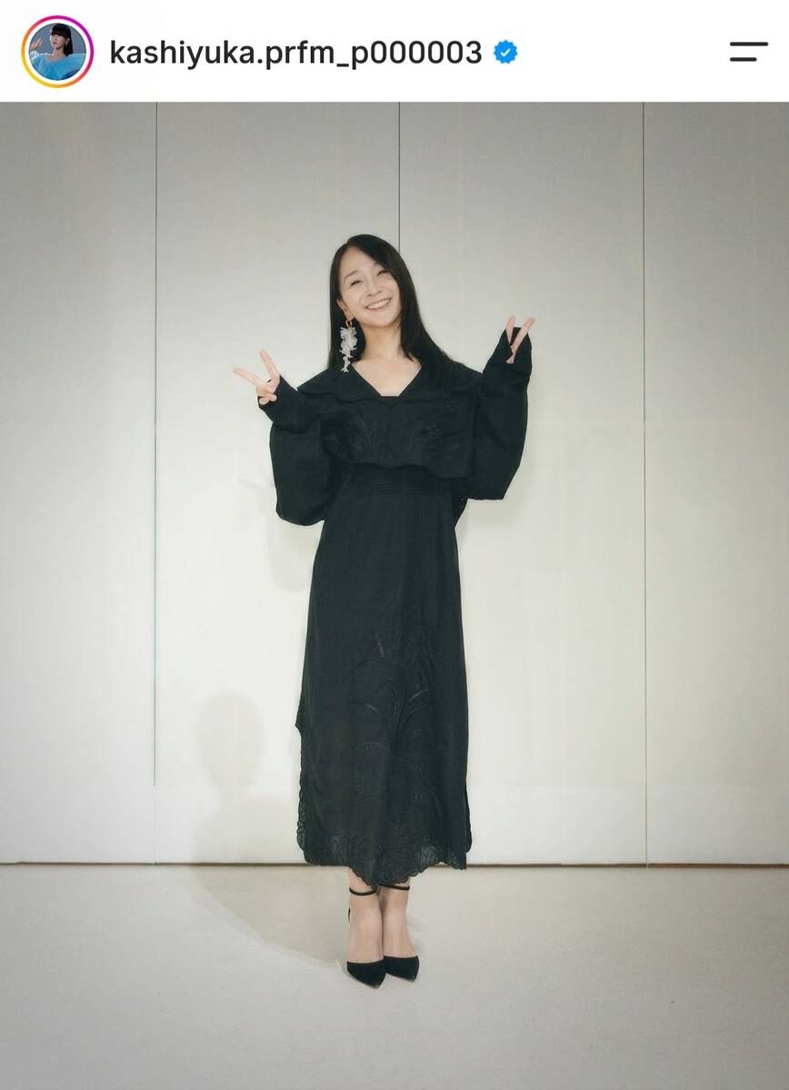 Perfumeかしゆか「別人みたい」最新姿に仰天「え!?」「今こんな感じ」「誰?」「目が覚めた」「すごい変わる」
